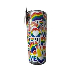 NEW HYDRAPEAK Artisan Collection Pride Stainless Steel Travel Tumbler Insulated